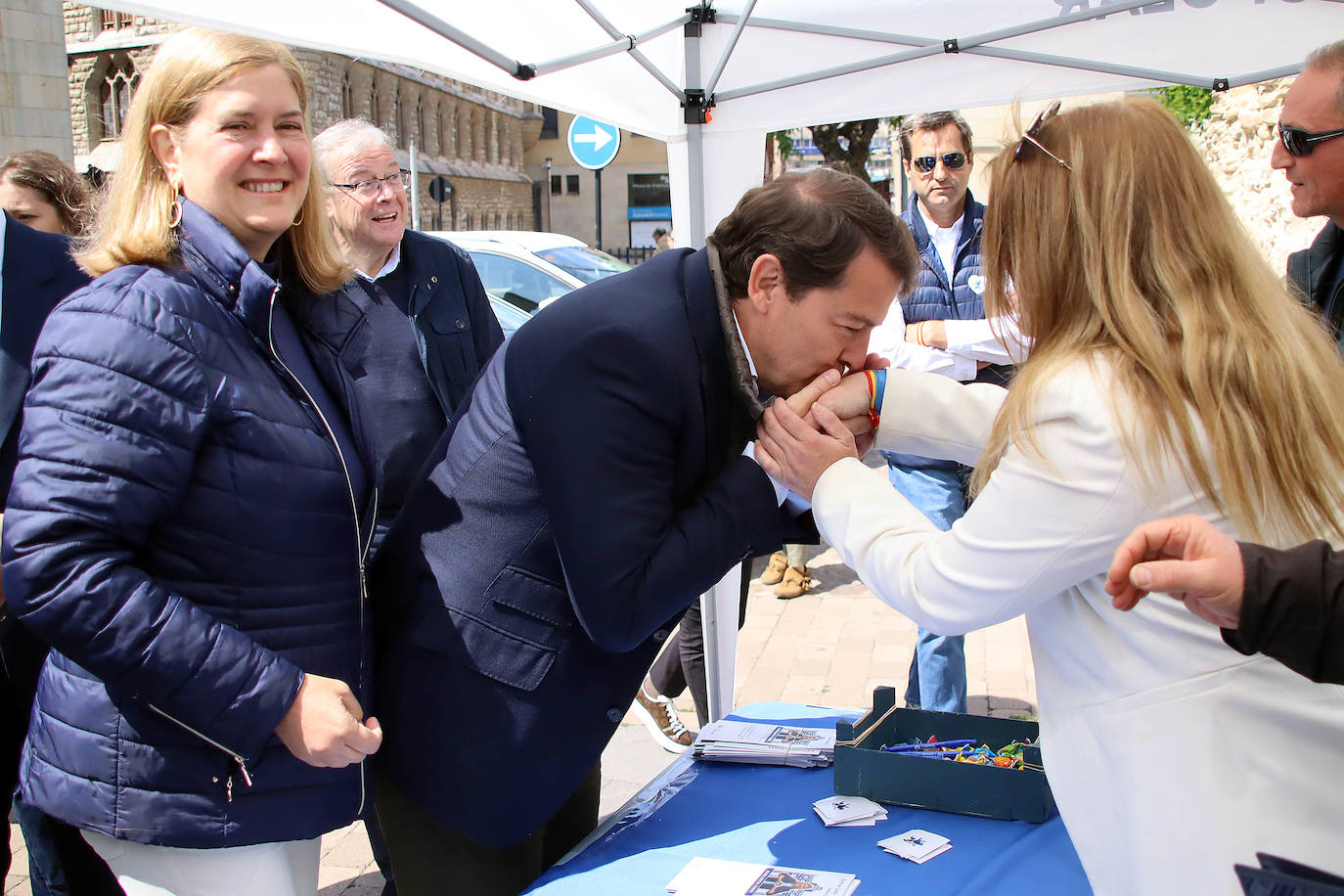 Mitin del presidente del PPCyL en León