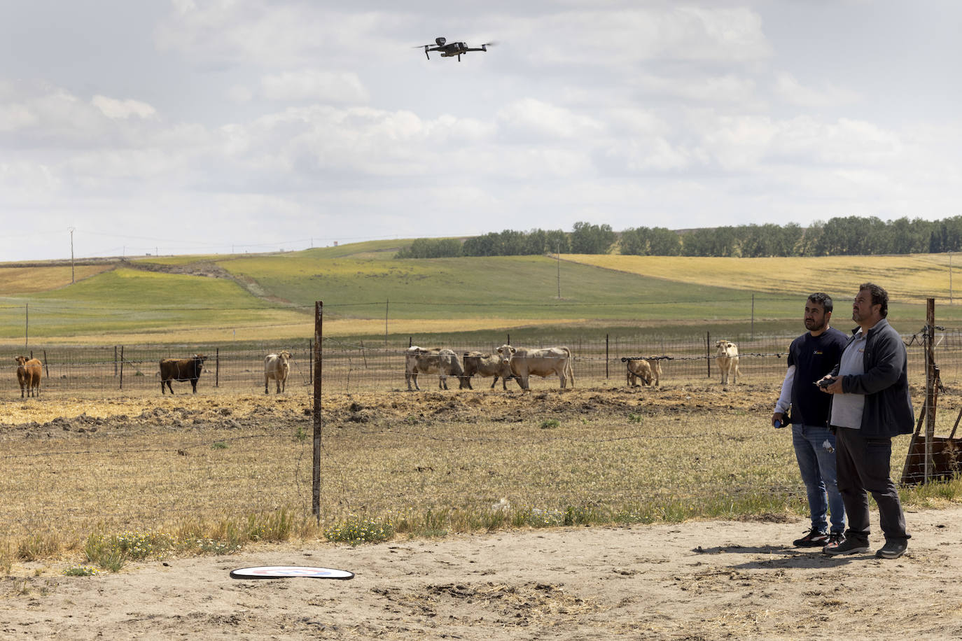 Trabajo rural, a vista de pájaro