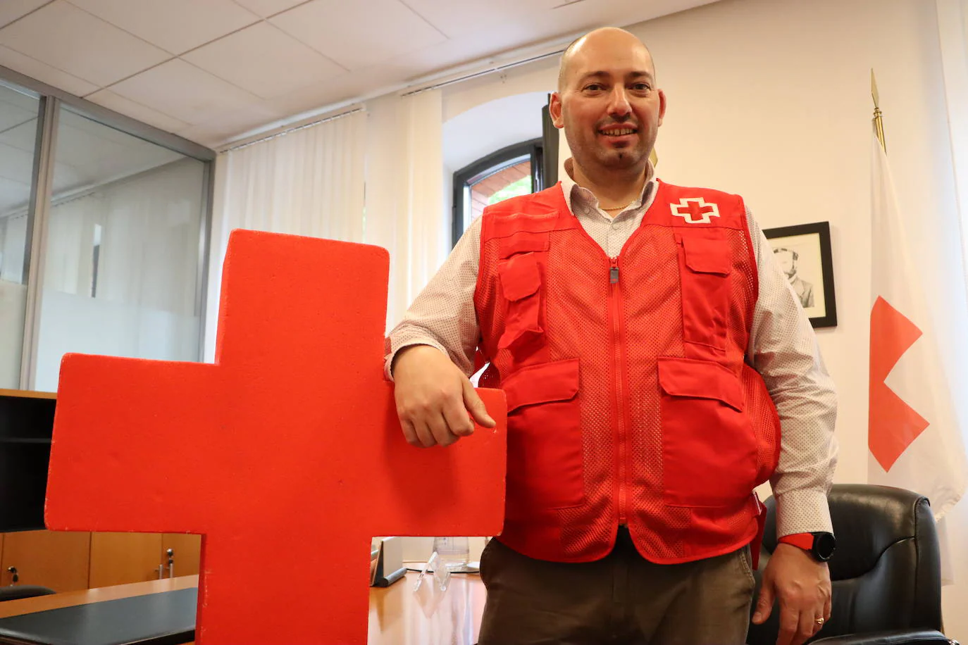 Daniel Hernández, nuevo presidente de Cruz Roja León
