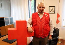 Daniel Hernández de la Fuente, voluntario de Cruz Roja durante 24 años, toma el relevo en la presidencia de la agrupación provincial de la entidad