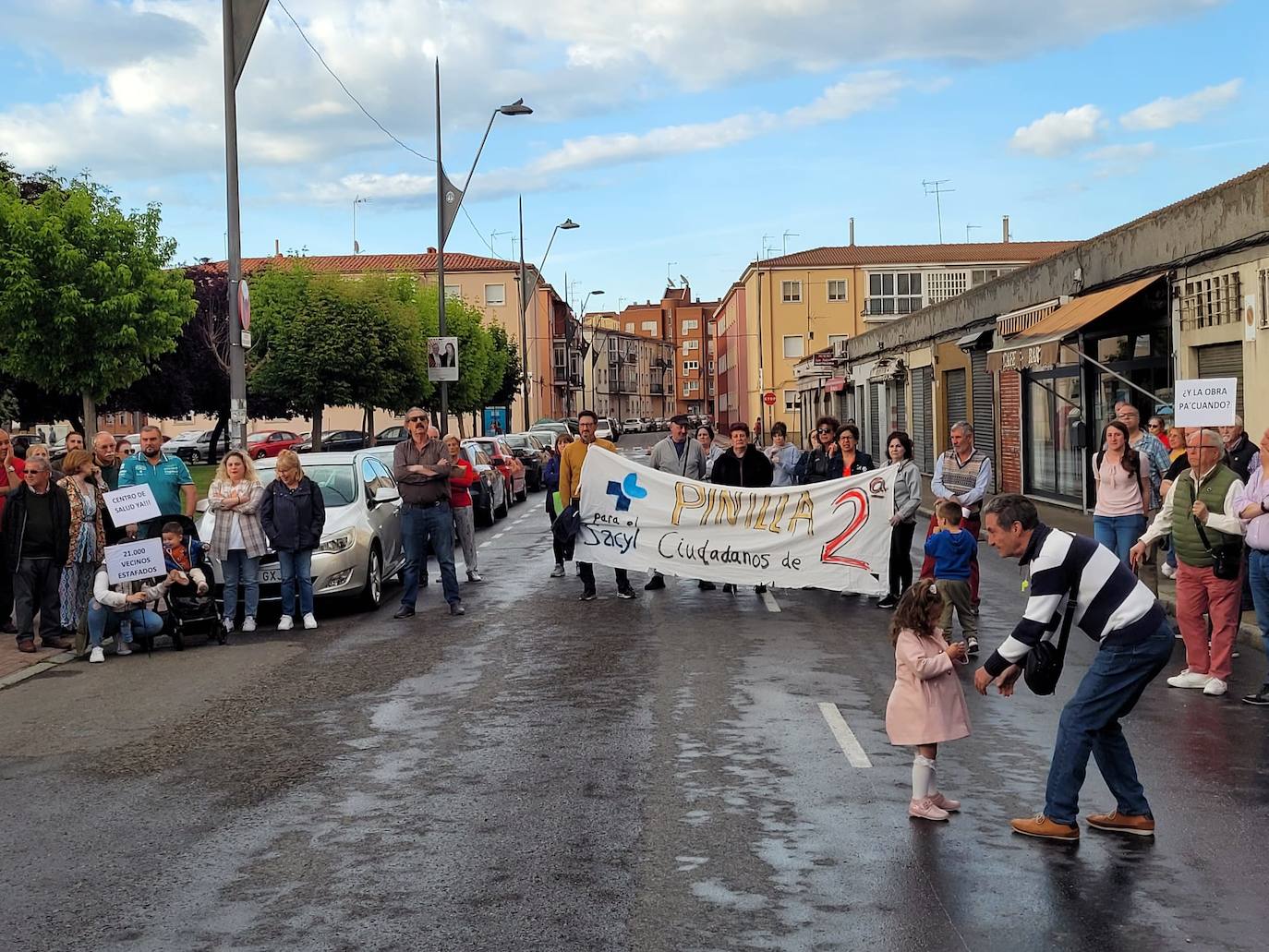 El barrio de Pinilla «se moja» por su centro de salud