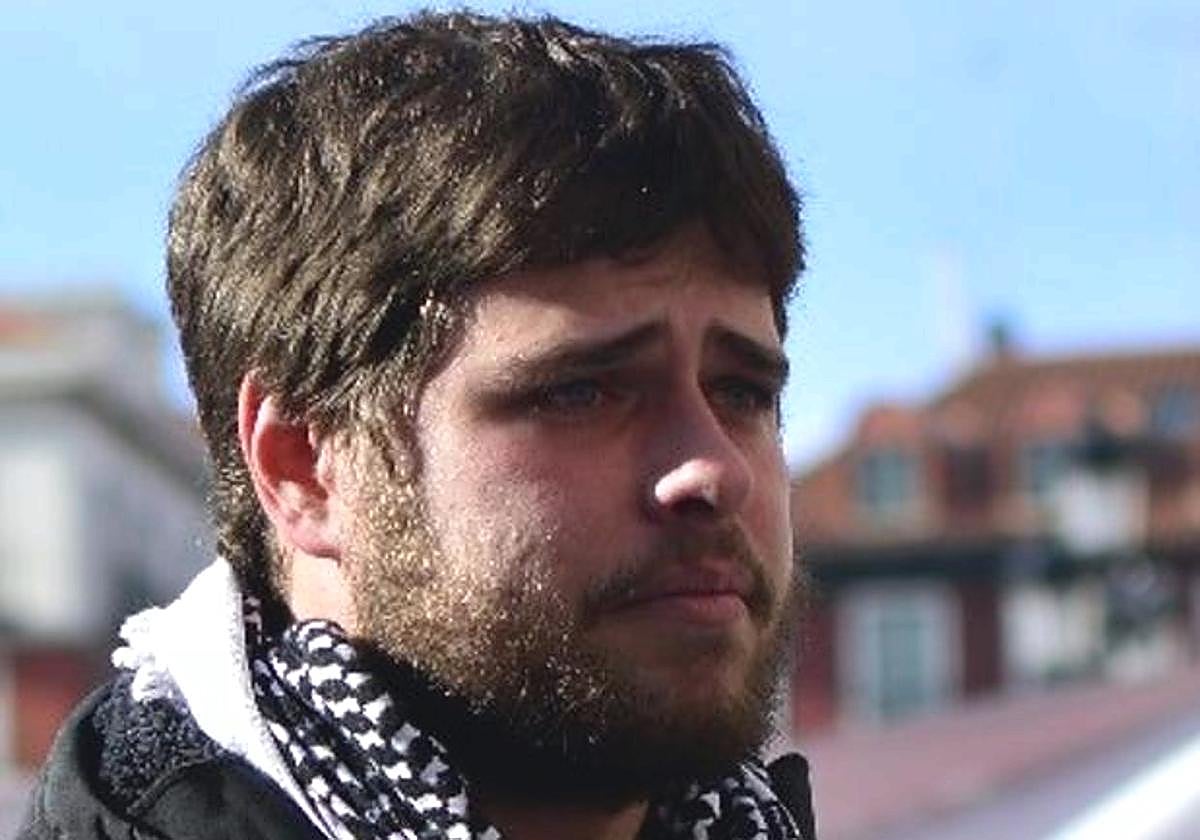 El candidato del PCTE a la alcaldía de León, Pedro Gómez.