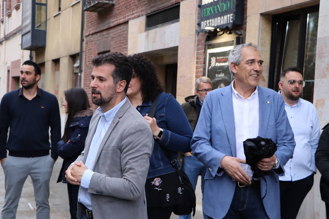 Cierre de campaña del PSOE en León