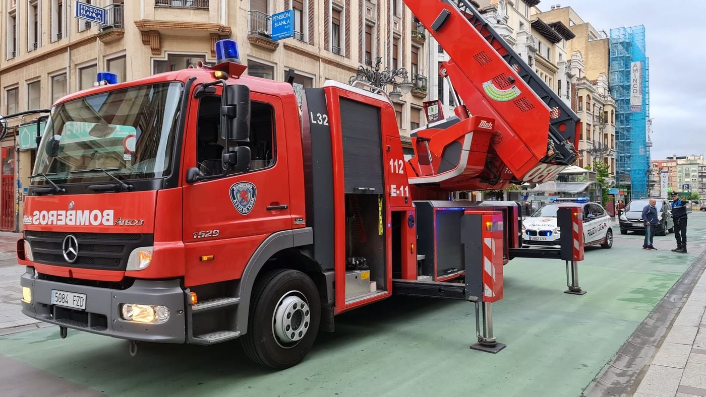 Bomberos León interviene en Ordoño II
