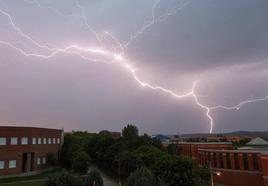 Las tormentas pueden sucederse en la provincia durante este sábado.