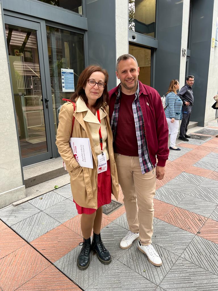 Votaciones en León, el candidato de Podemos a la Alcaldía