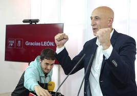 Victoria del PSOE en las elecciones municipales de León. En la imagen, el candidato a la Alcaldía de León, José Antonio Diez.