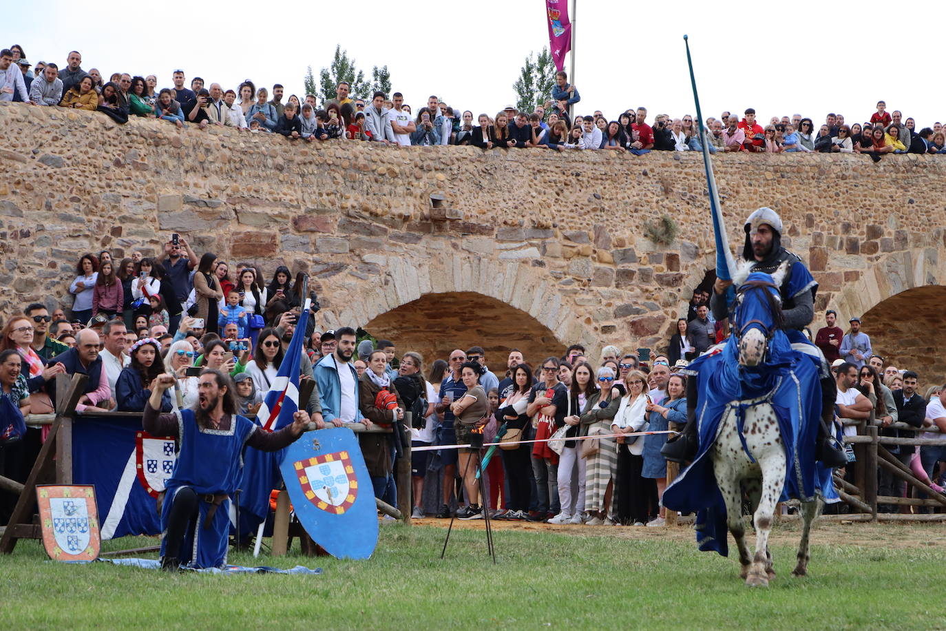 Las Justas Medievales llenan de color Hospital de Órbigo