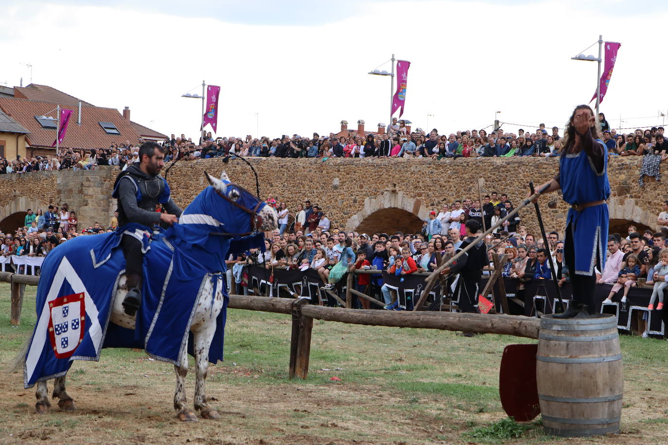 Las Justas Medievales llenan de color Hospital de Órbigo
