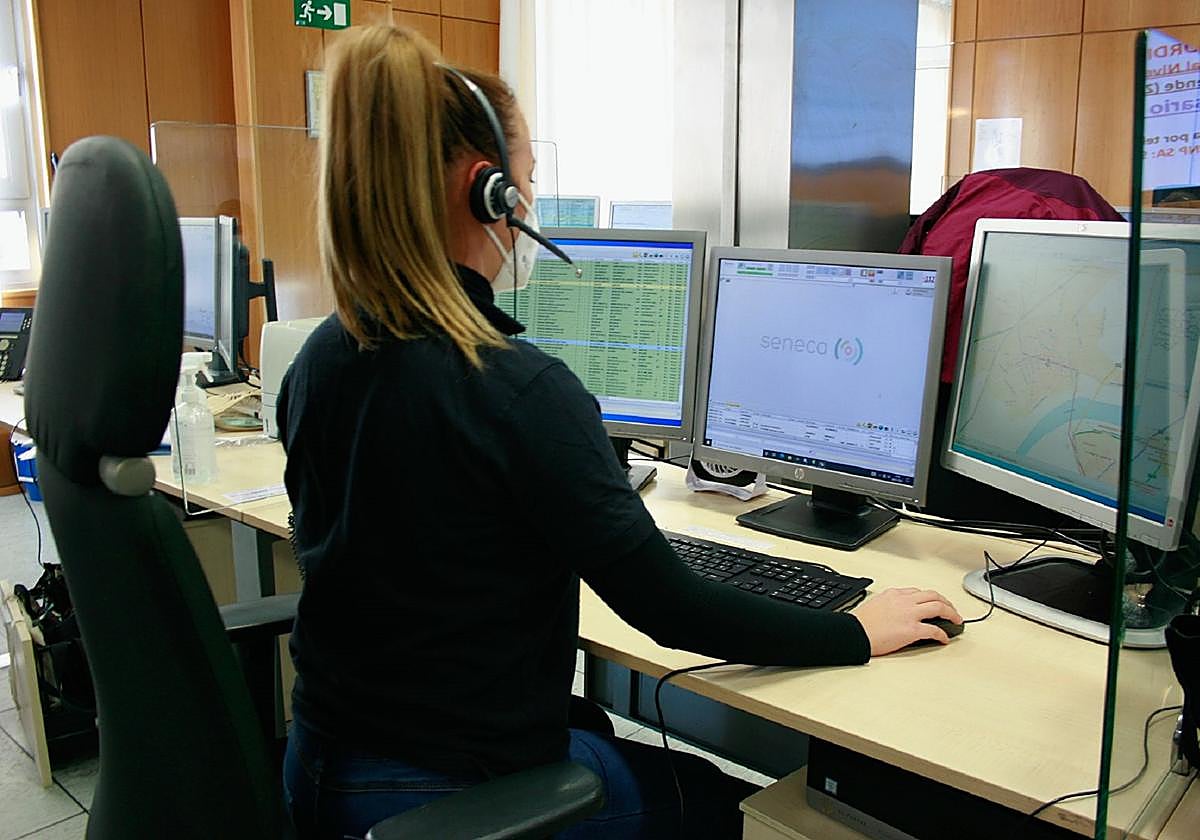 La sala de operaciones del 112 Castilla y León.