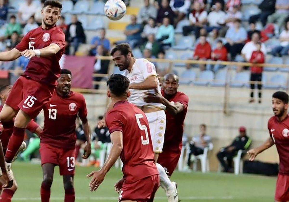 Fran Cruz, en un partido con la Cultural.