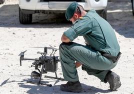 La Guardia Civil desplegará drones e nla vigilancia del Camino de Santiago.