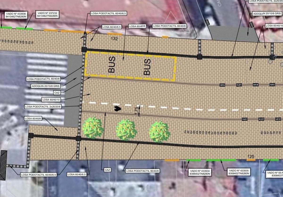 Imagen del segundo proyecto para Padre Isla, pactado tras dos reuniones con vecinos y comerciantes de la zona.