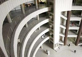 Imagen de la sede de la Junta de Castilla y León en León capital.