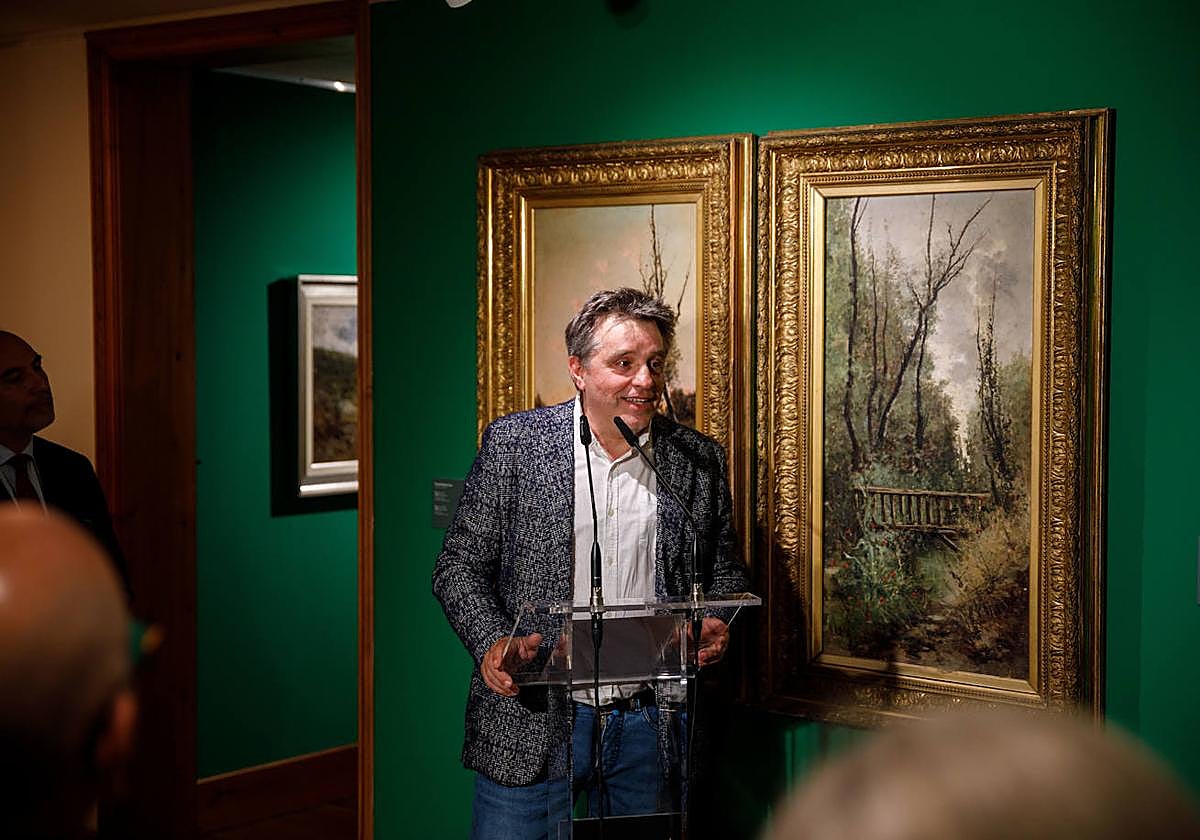 Antonio Ugidos, comisario de la exposición 'Sorolla y el paisaje de su época'.