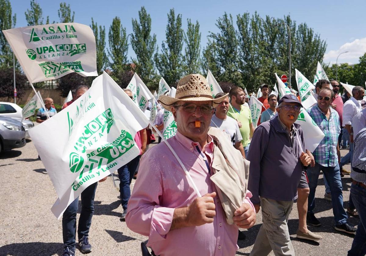 Manifestación del campo para exigir ayudas frente a la sequía