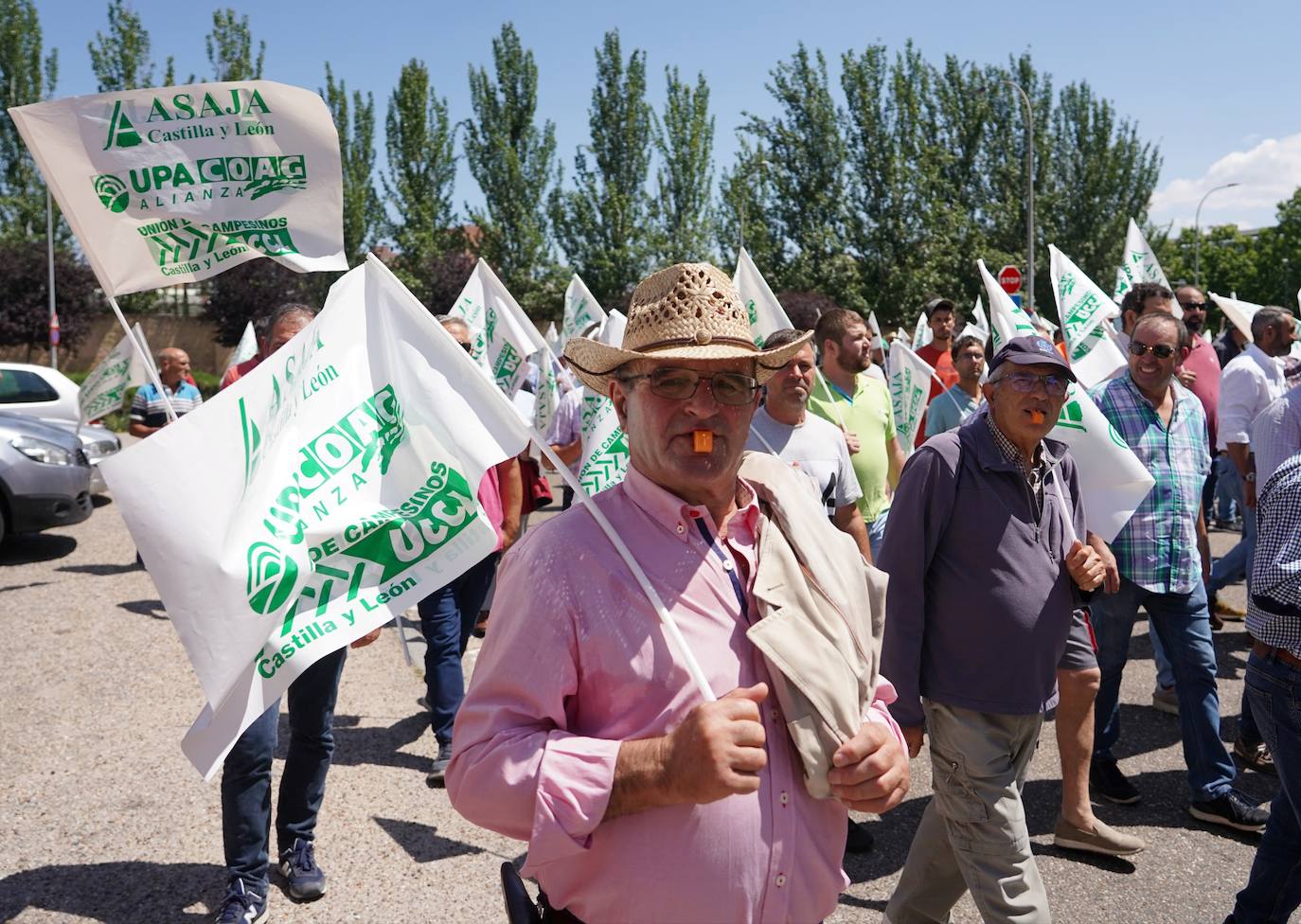 Manifestación del campo para exigir ayudas frente a la sequía