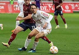 Joel López, en un partido con la Cultural.