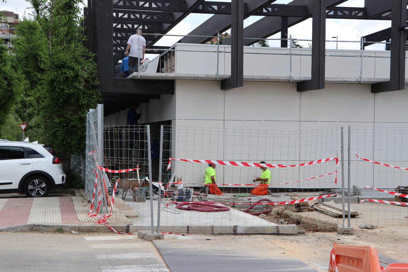 Avanzan las obras de la estación de autobuses
