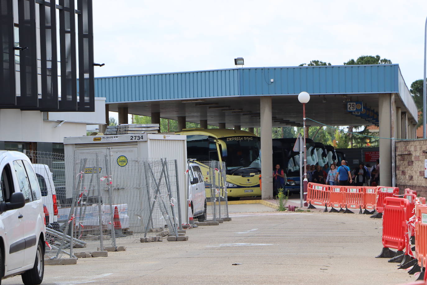 Avanzan las obras de la estación de autobuses