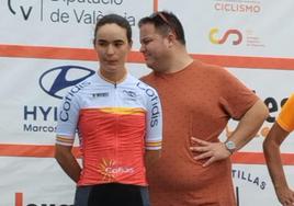 Lucía Ruiz logró mantener su maillot de líder de la Copa de España.