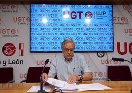 El secretario general de la Unión de Jubilados y Pensionistas de UGT en Valladolid, Julio Guati.