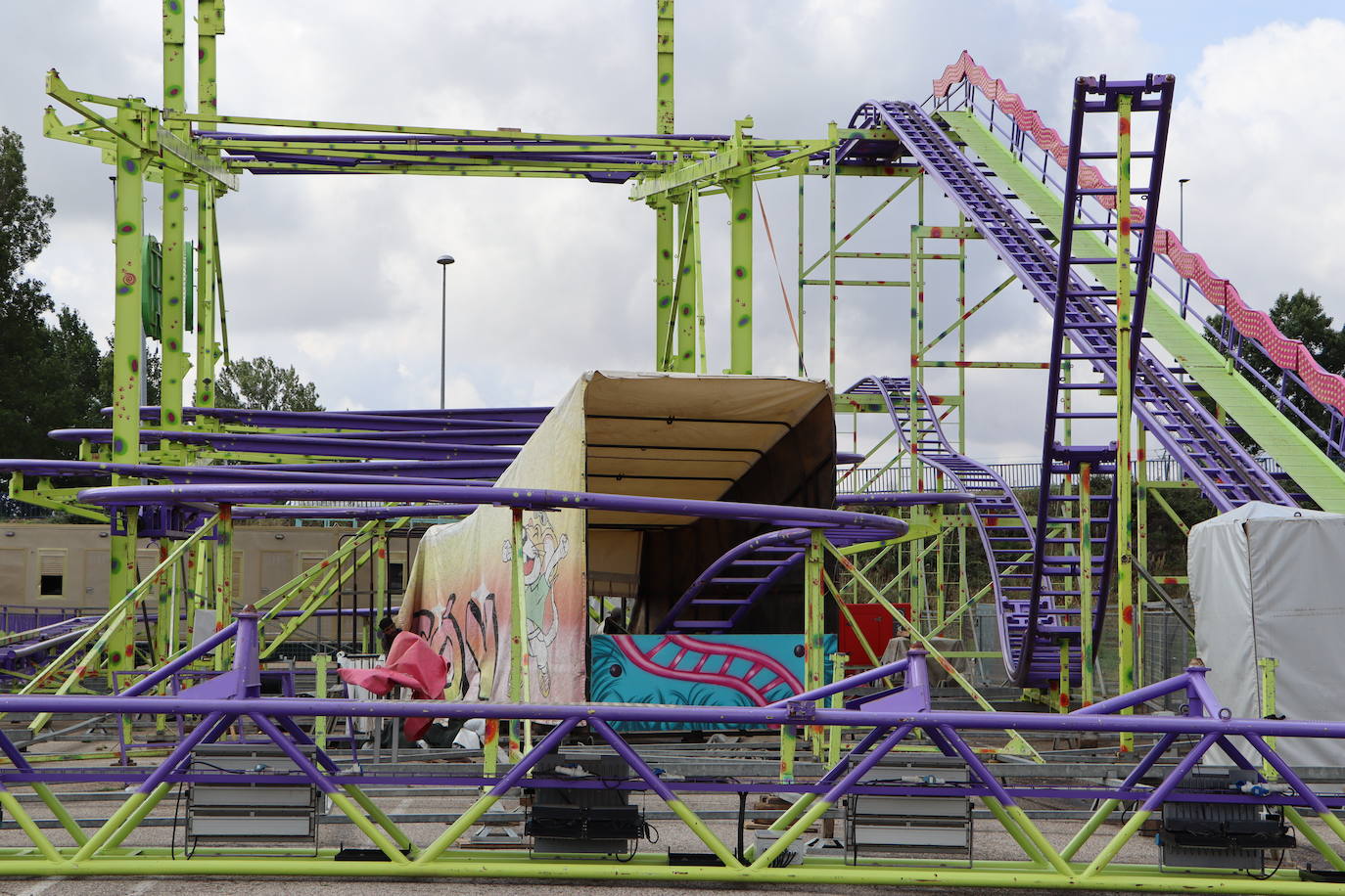 Montaje del Recinto Ferial de León