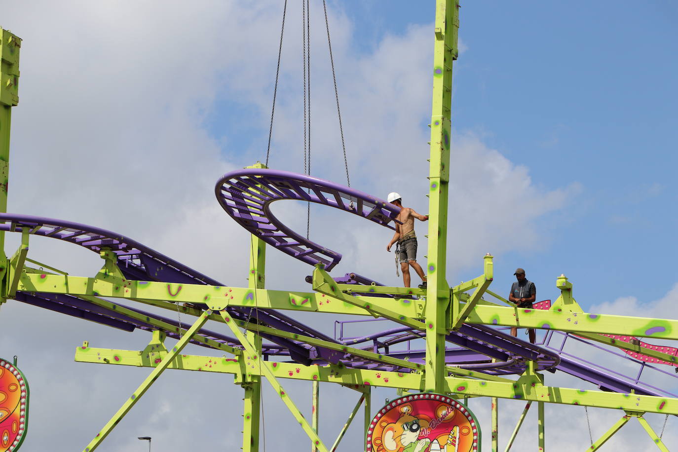 Montaje del Recinto Ferial de León