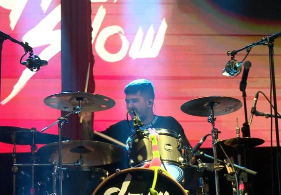 Espectáculo de Drumshow en la Plaza Mayor de León