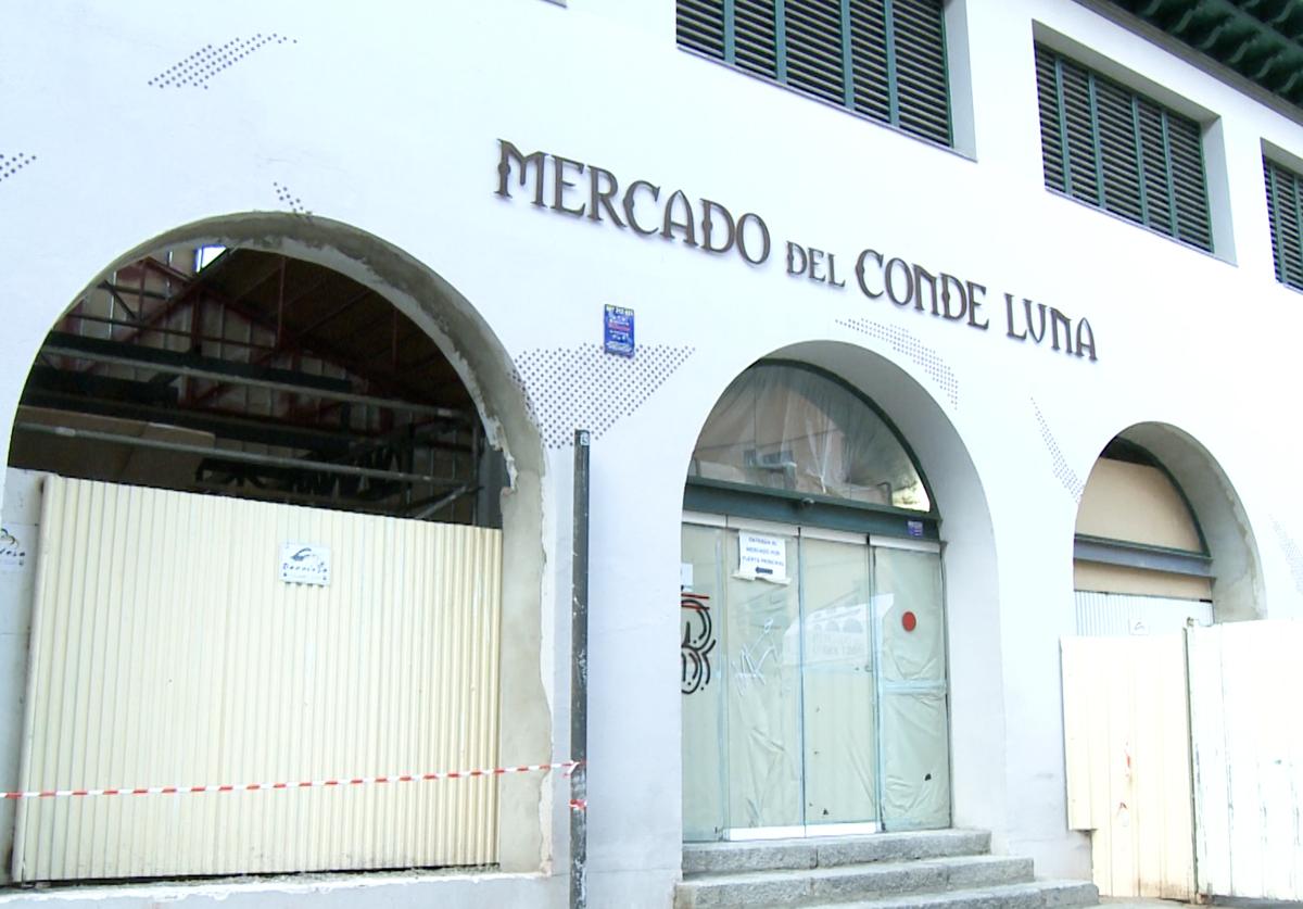 El Mercado del Conde Luna marca la Navidad como fecha tope para finalizar la obra