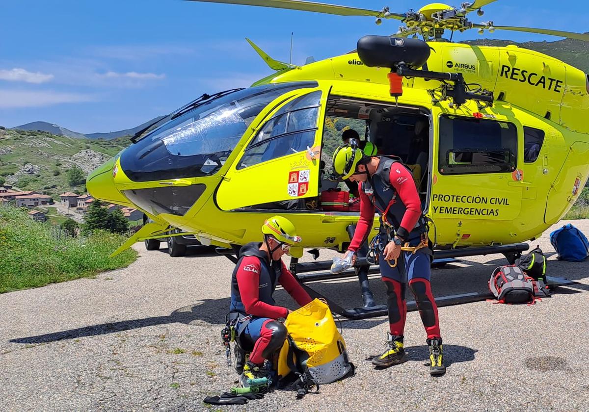 Rescate en la Cueva de Valporquero