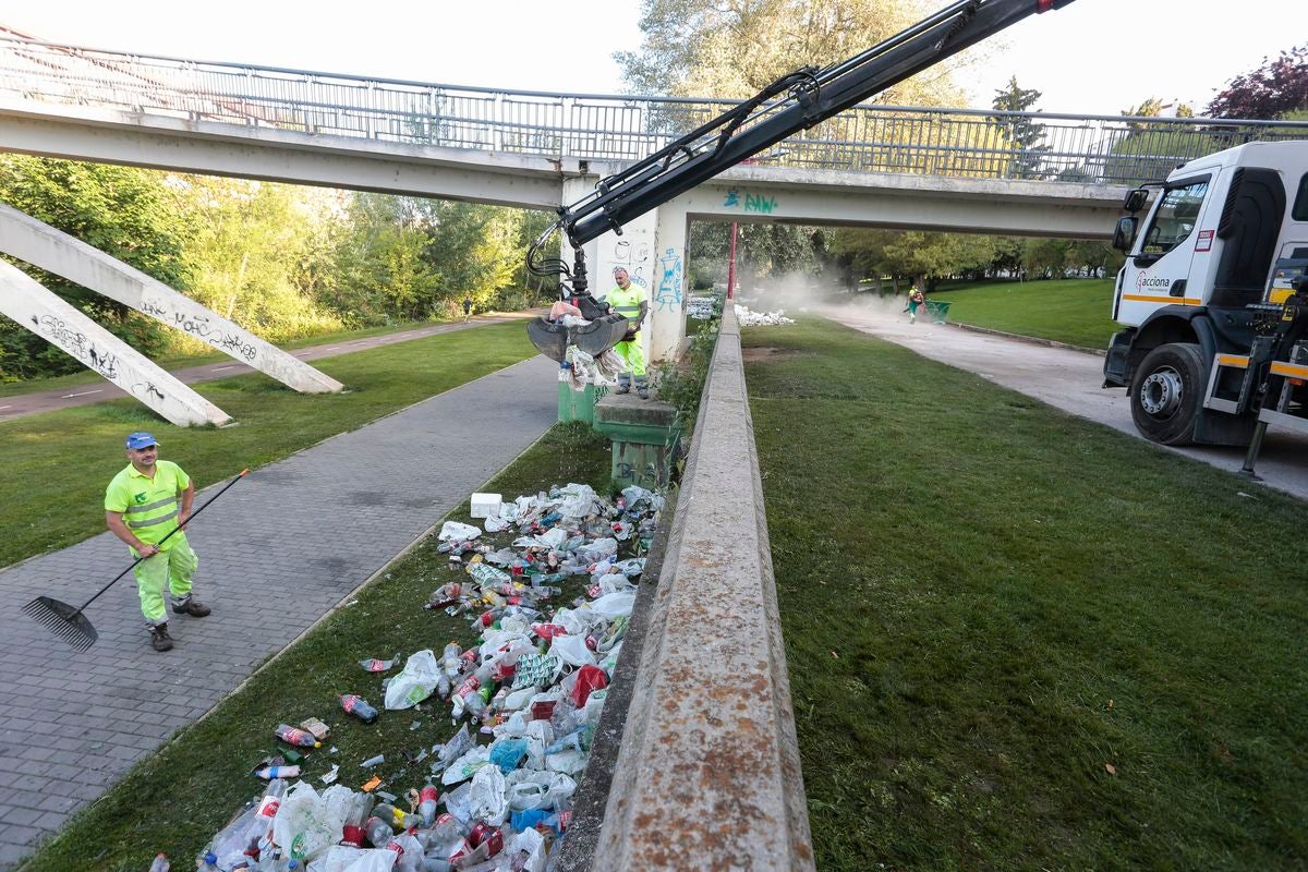 La basura, protagonista de la &#039;resaca&#039; de San Juan