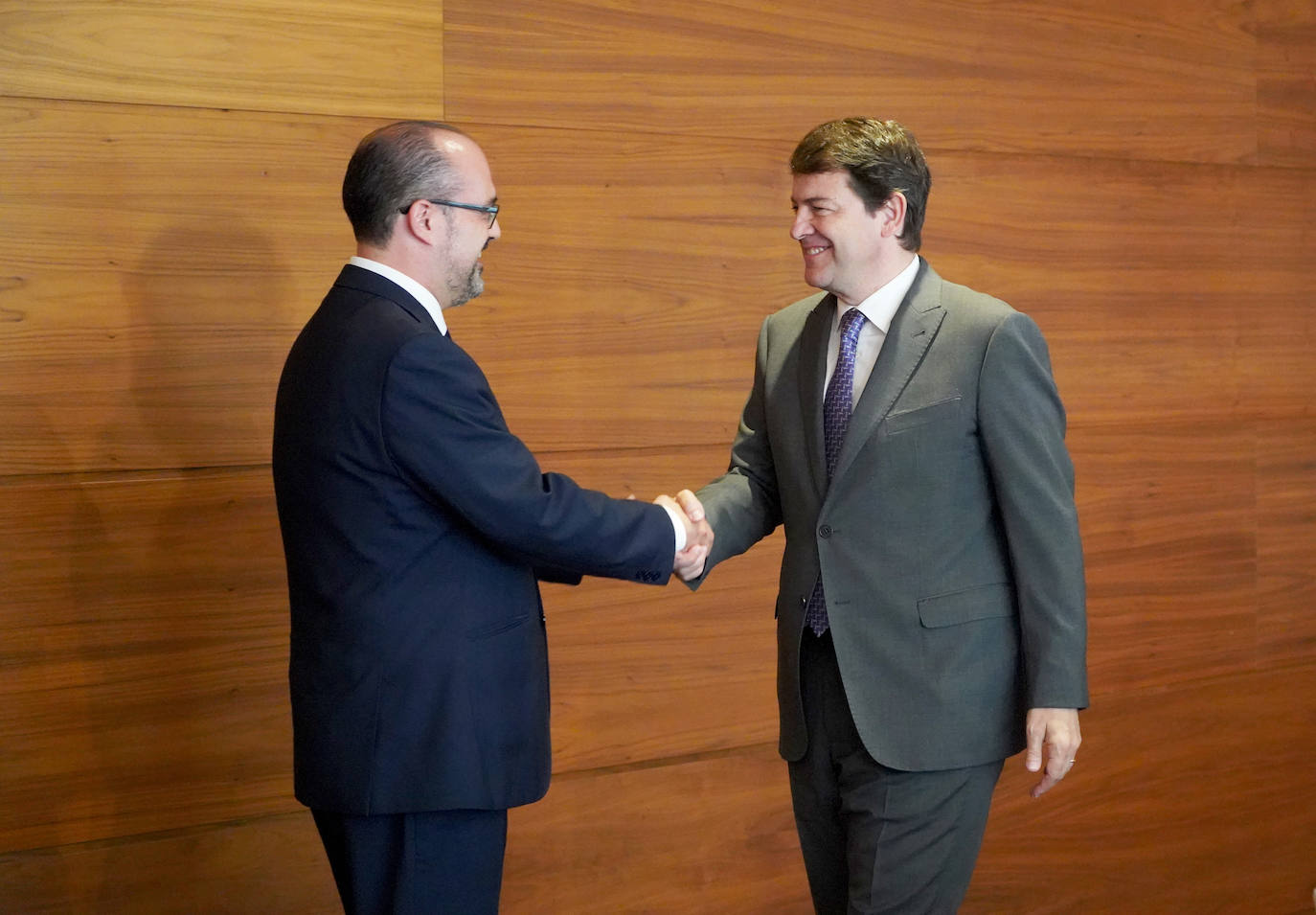 Encuentro institucional de Mañueco y Marco Morala