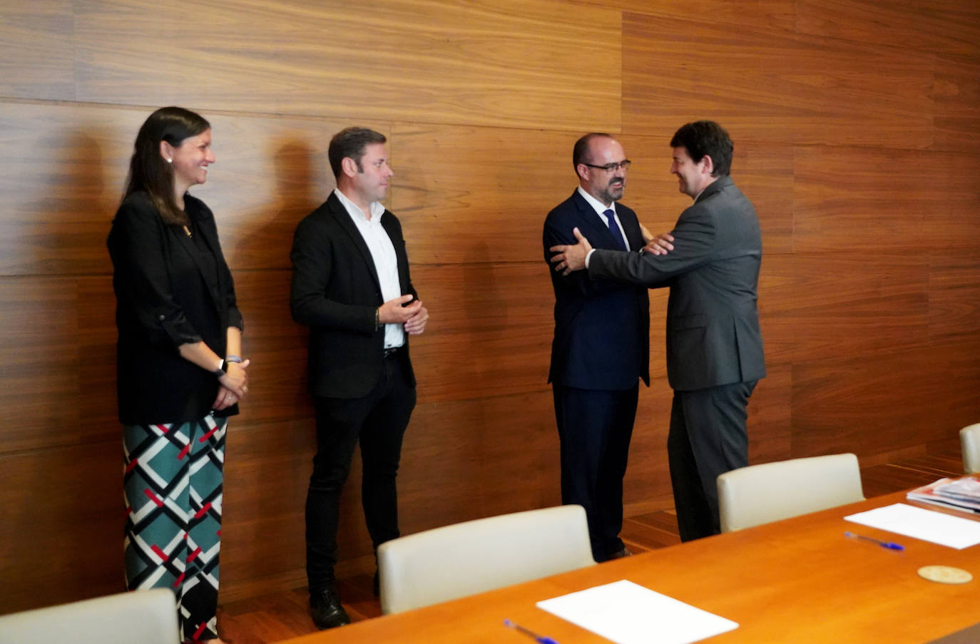 Encuentro institucional de Mañueco y Marco Morala