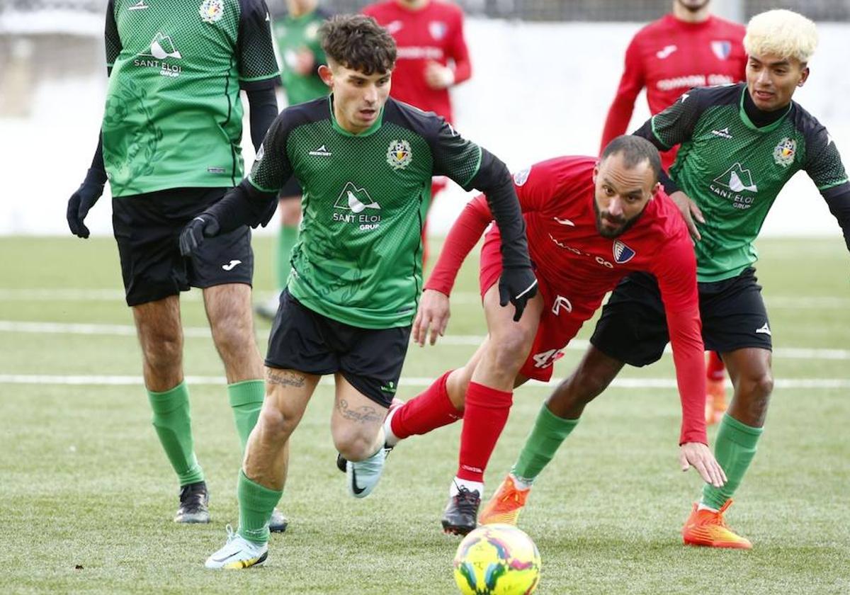 Tato, en un partido con el Sant Juliá andorrano, último equipo en el que ha militado.