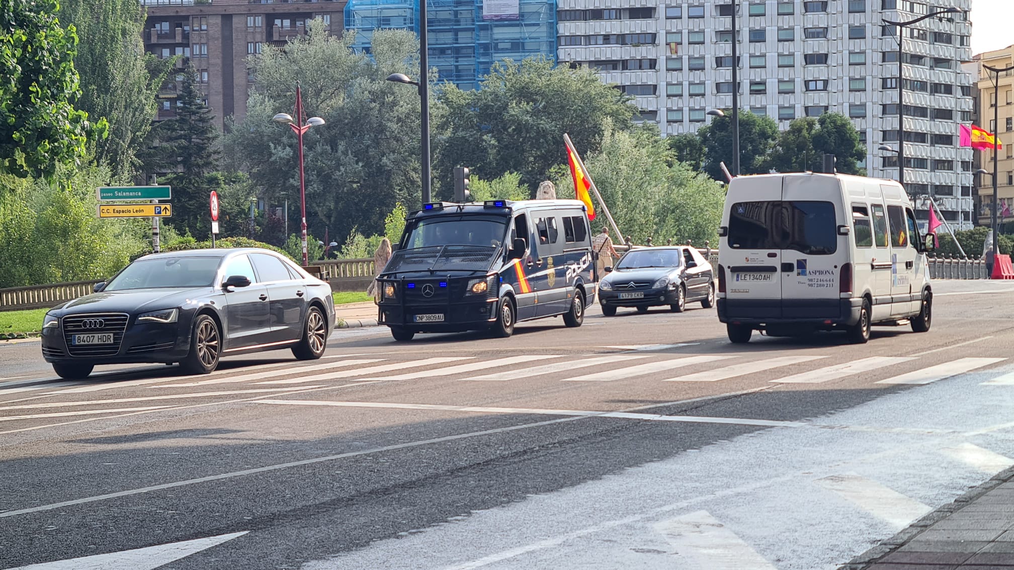 La Policía Nacional blinda León