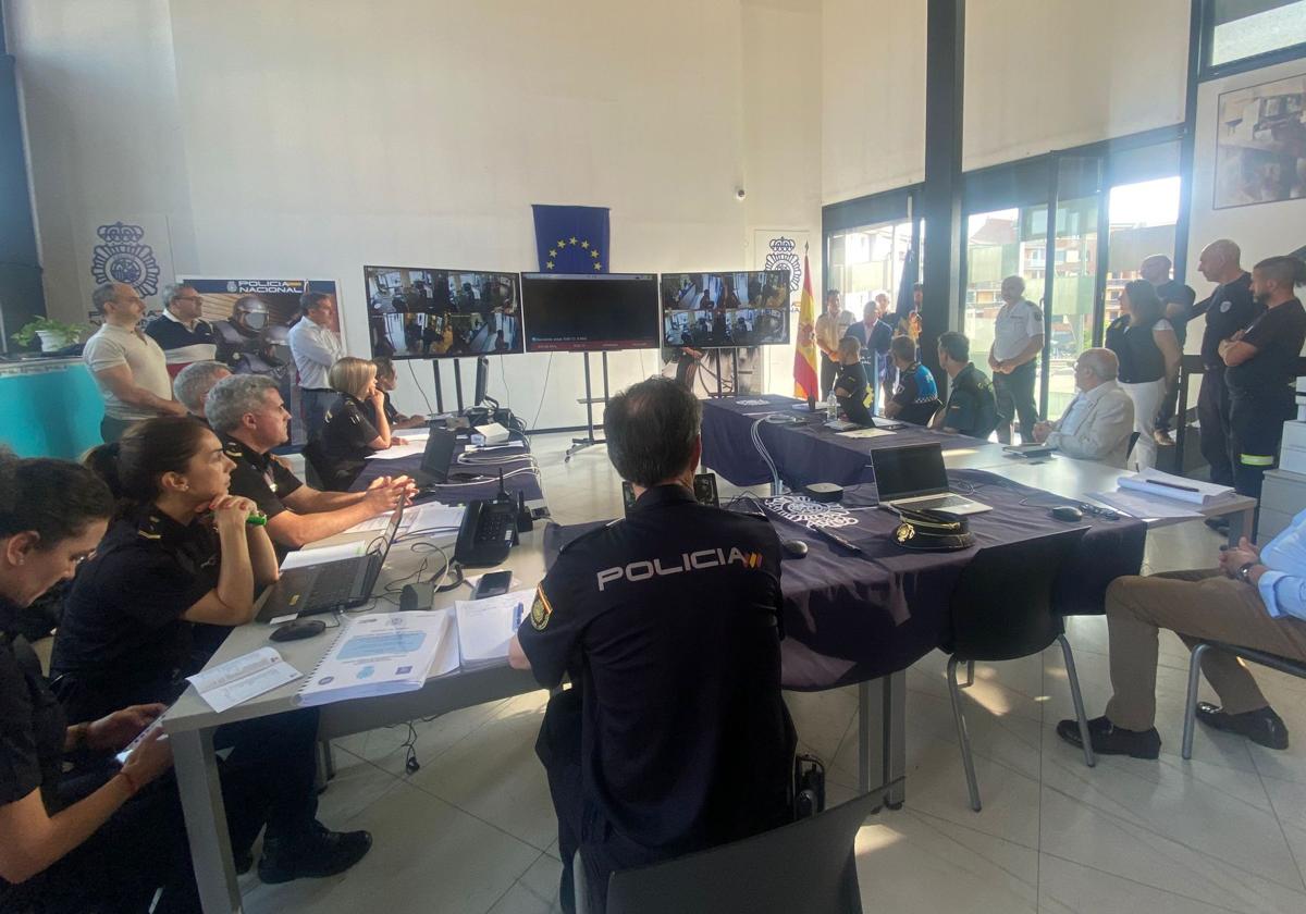 Centro de Coordinación del dispositivo de seguridad para este viernes.