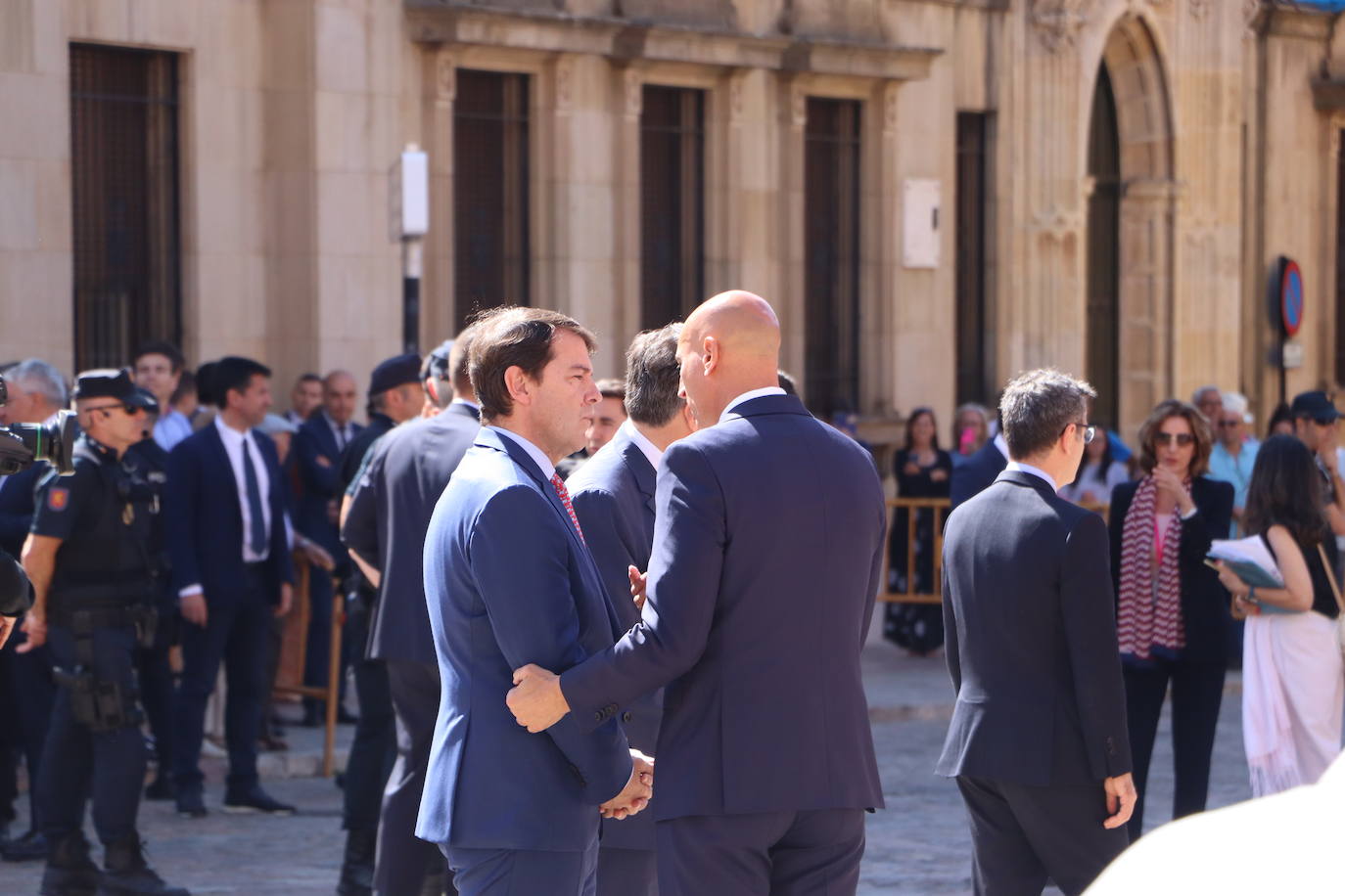 Cumbre Europea en León, el ambiente