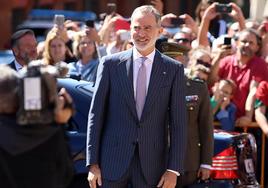 El rey Felipe VI inaugura la Conferencia internacional 'Reforzar la democracia fortaleciendo a los parlamentos'.