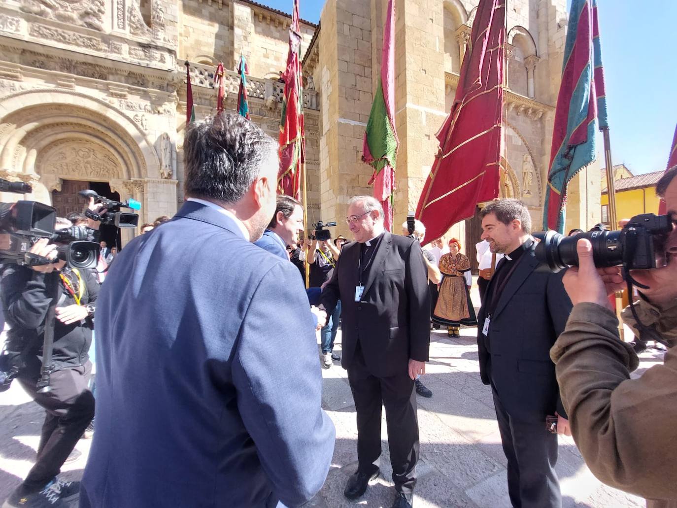 Cumbre Europea en León, el ambiente