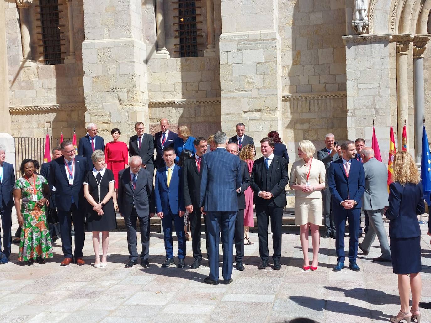 Cumbre Europea en León, el ambiente