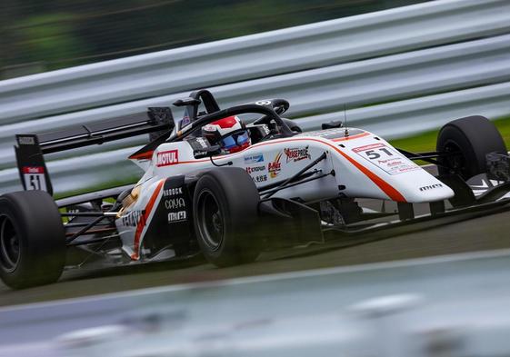 David Vidales, en el circuito de Suzuka.