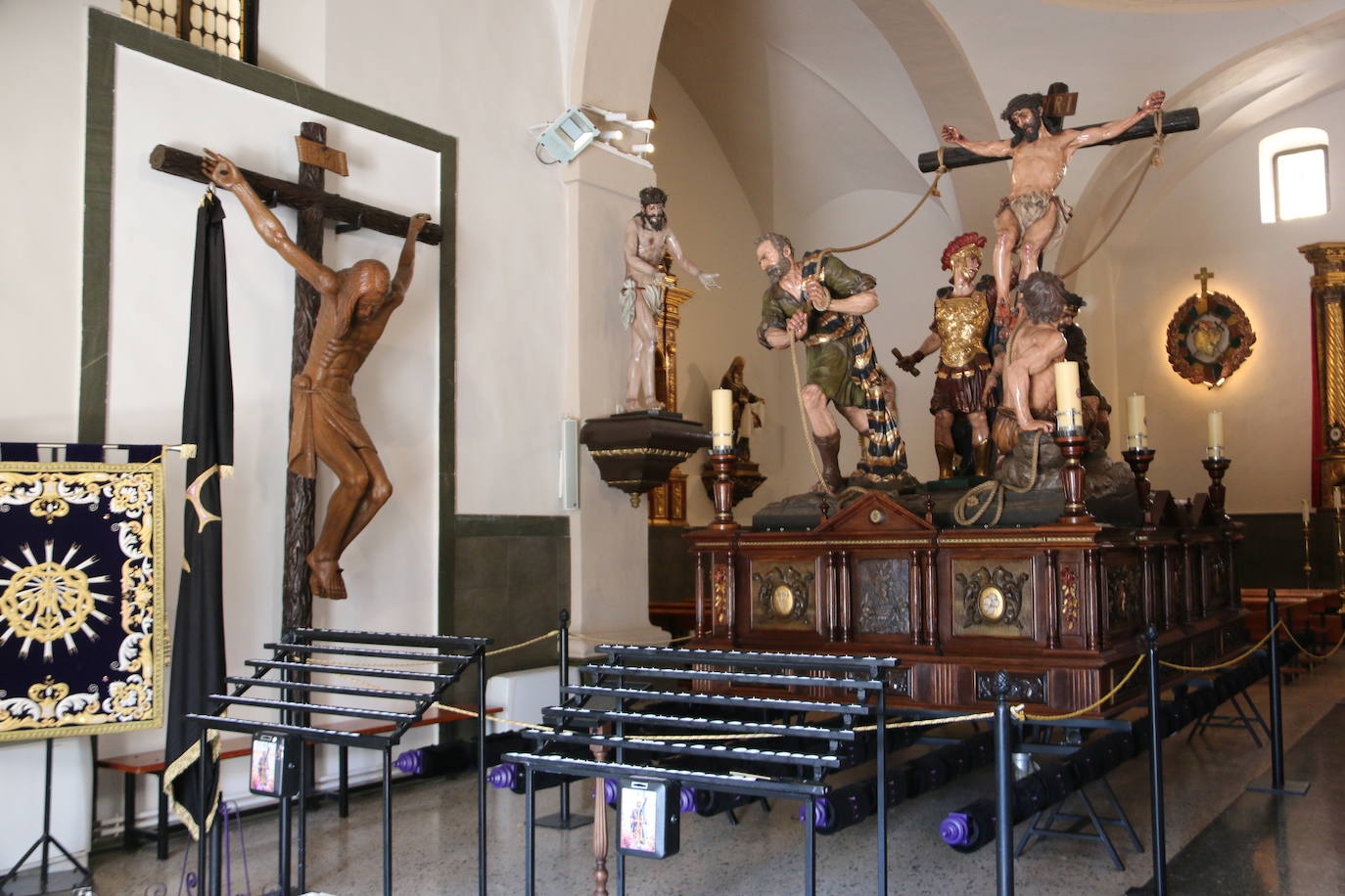 La Exaltación de la Cruz fue uno de los misterios expuestos el verano pasado.