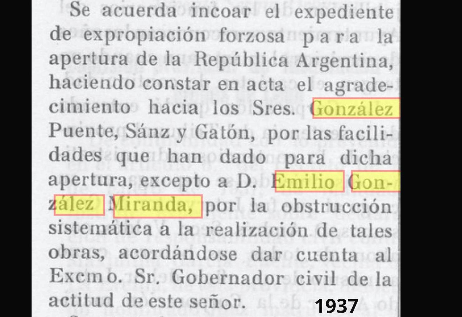 Imagen - Recorte de periódico de 1937