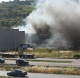 Incendio en una nave de embutidos en San Román de Bembibre