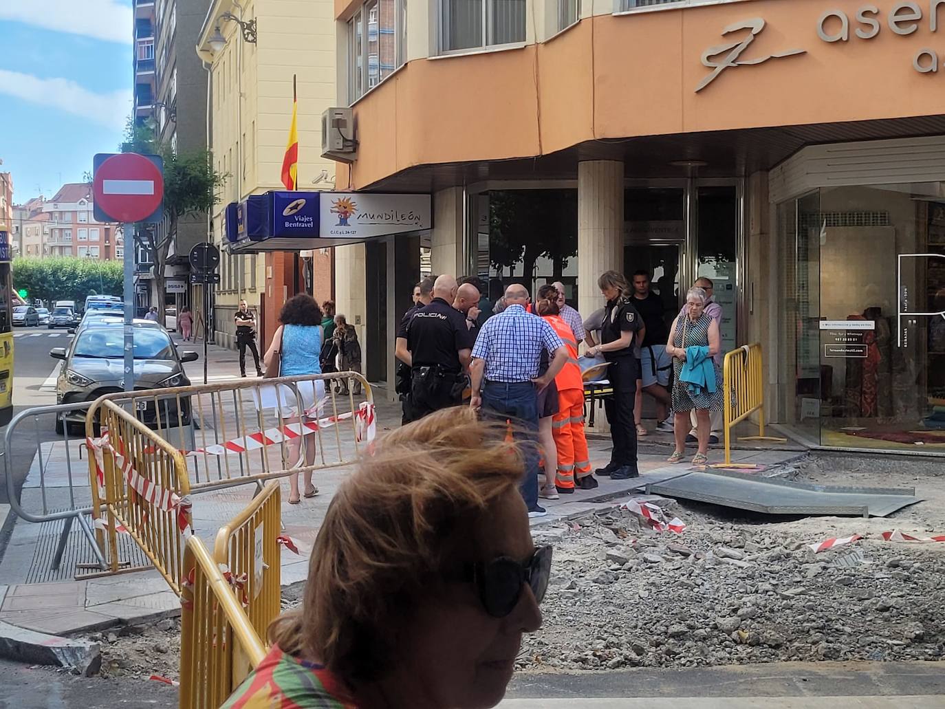 Accidente peatonal en León