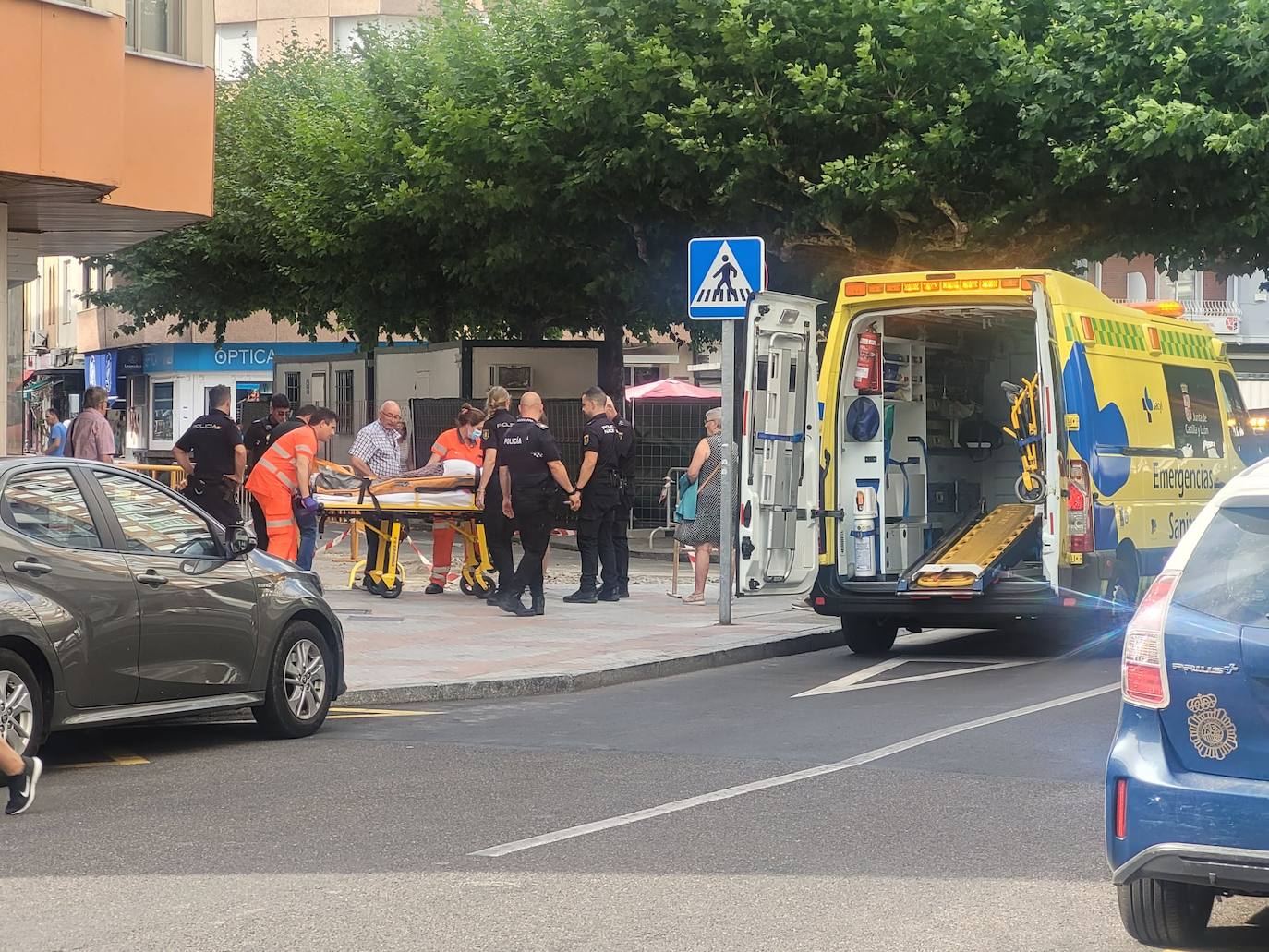 Accidente peatonal en León