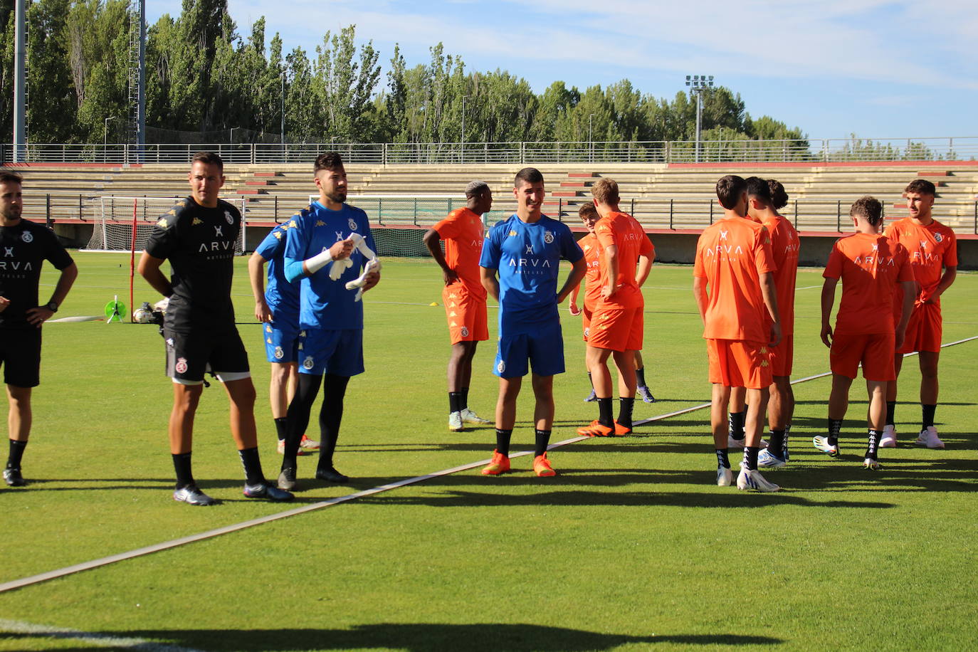 Primer entrenamiento de la Cultural