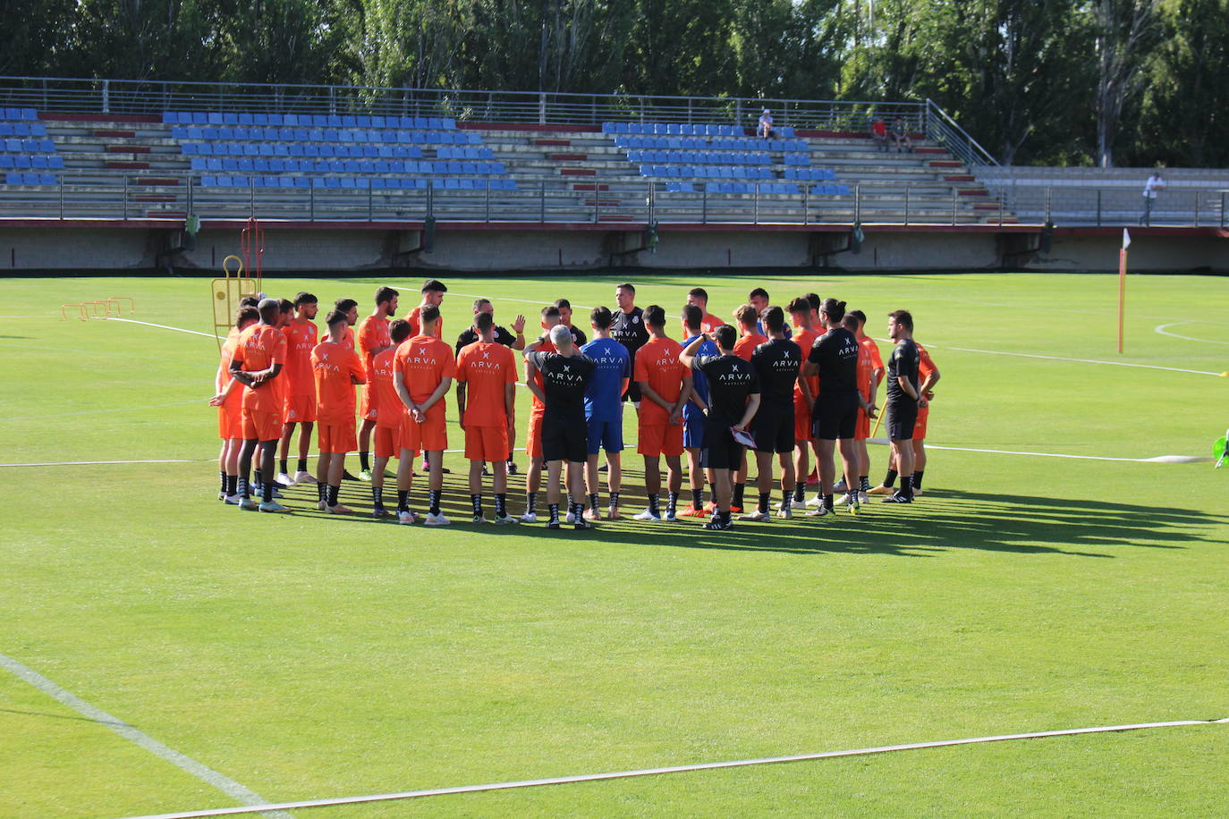 Primer entrenamiento de la Cultural