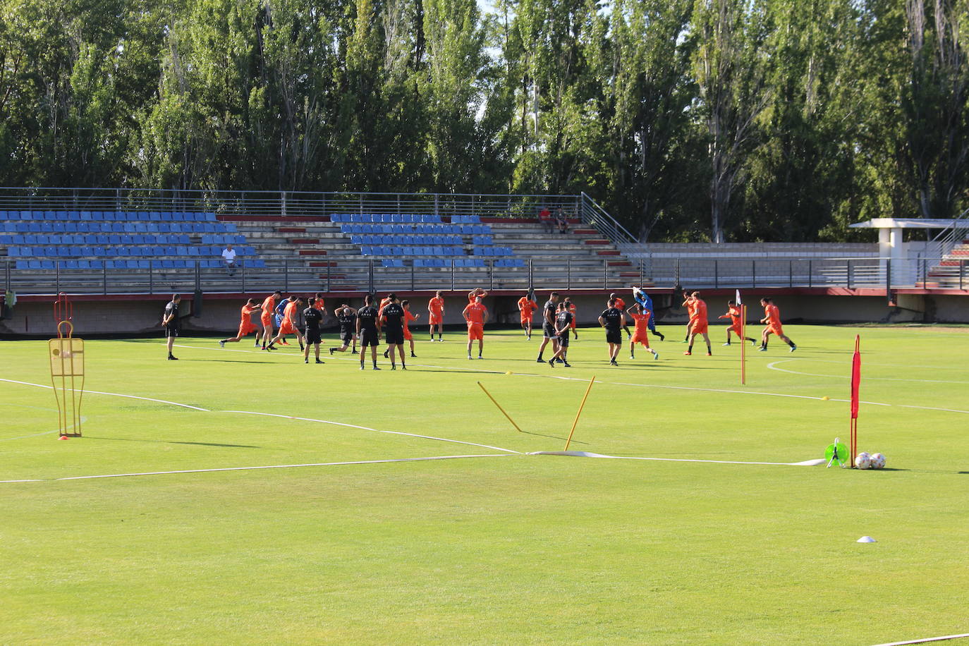 Primer entrenamiento de la Cultural